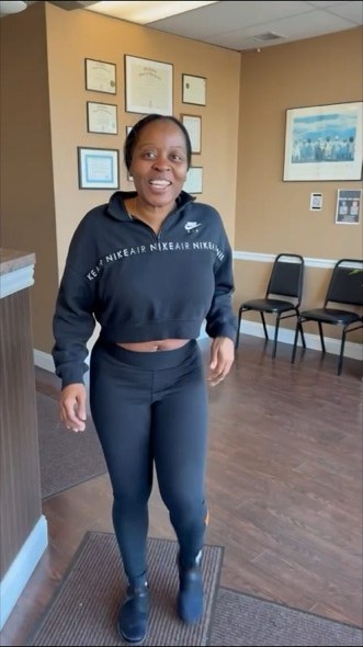 Patient video: back pain relief story using German medical technology